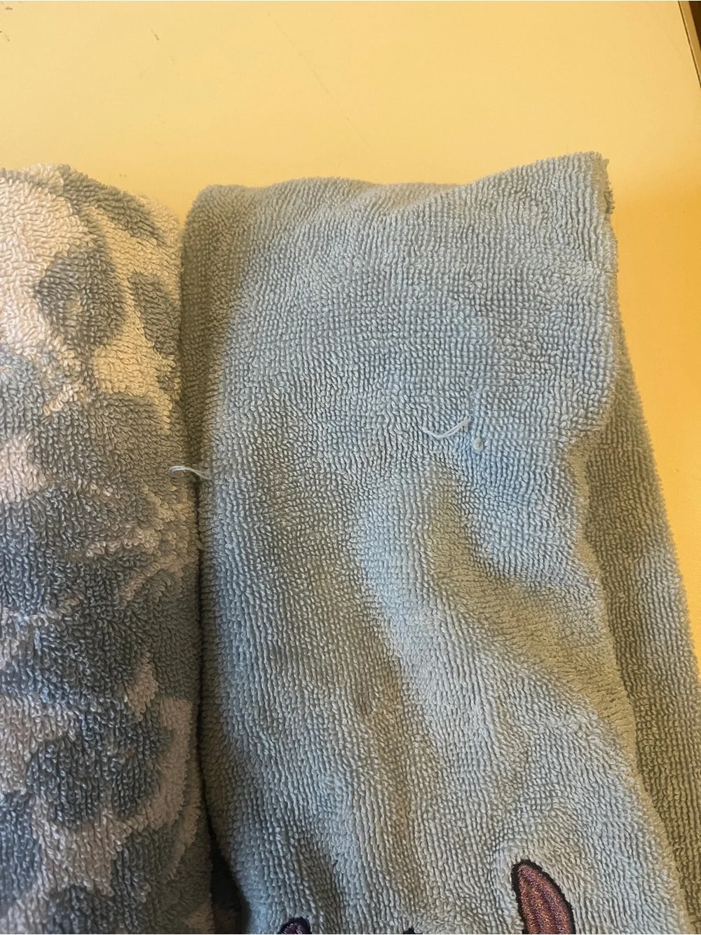 Disney Stitch Embroidered Towels from Boxlunch - Blue & White